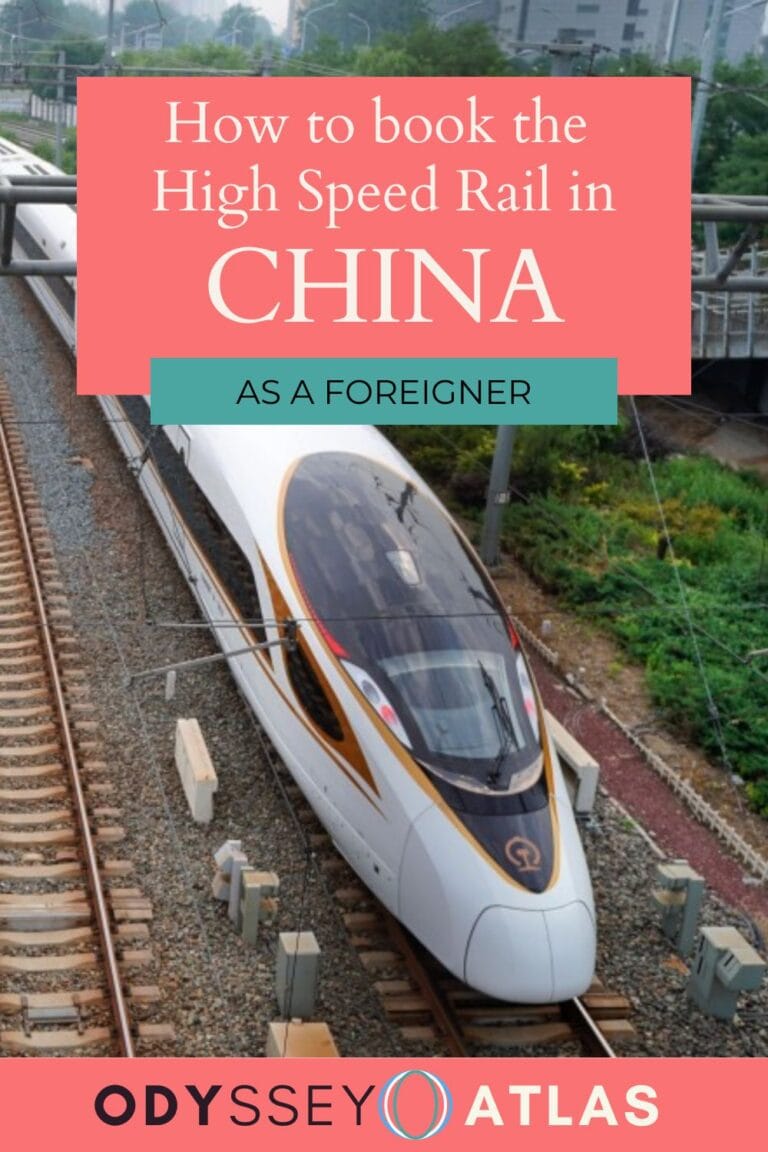 How to book the high speed rail in China as a foreigner